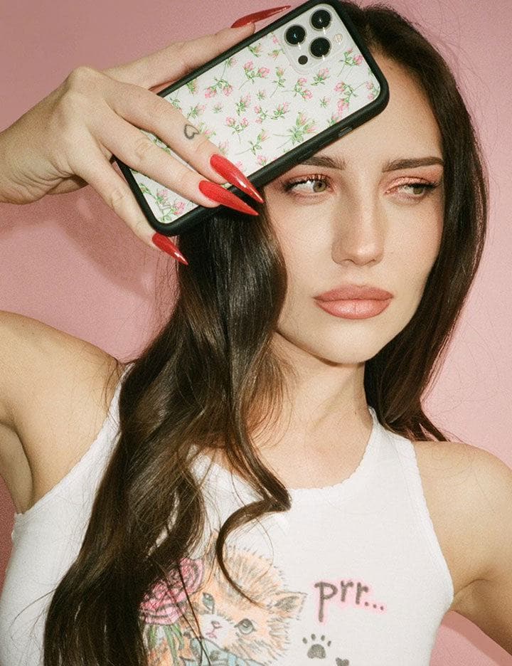Posie Rosie Pink Rose Print iPhone Case Limited Edition - Image 32