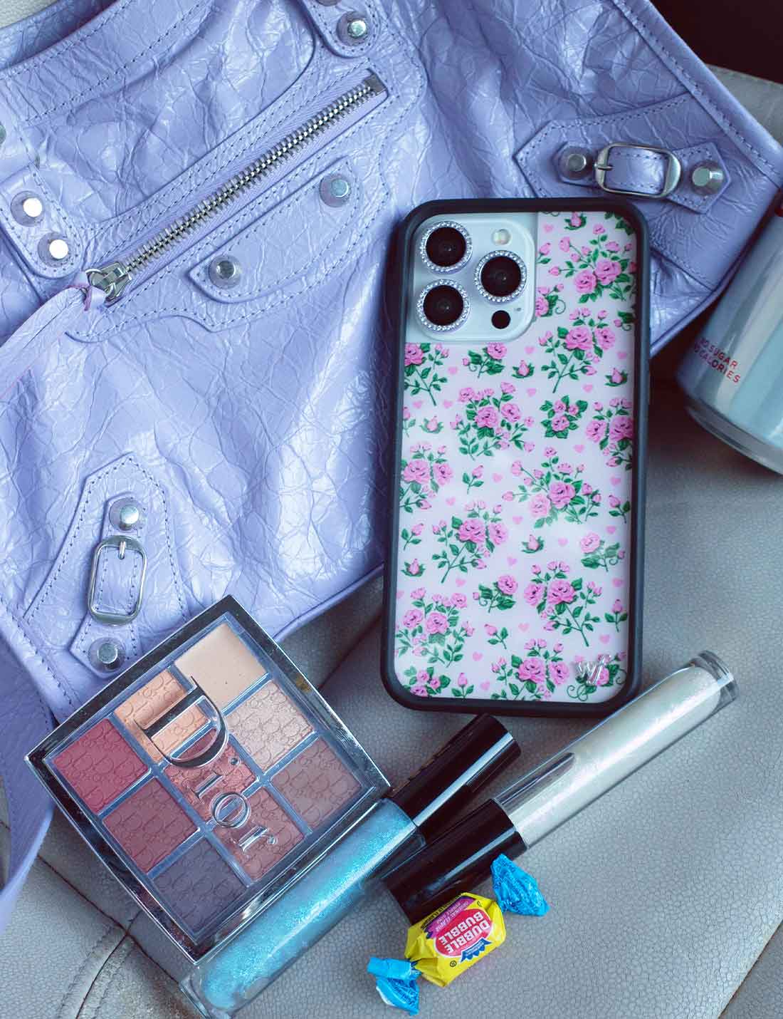 Pinky Promise Floral iPhone Case with Blush Pink Background - Image 31