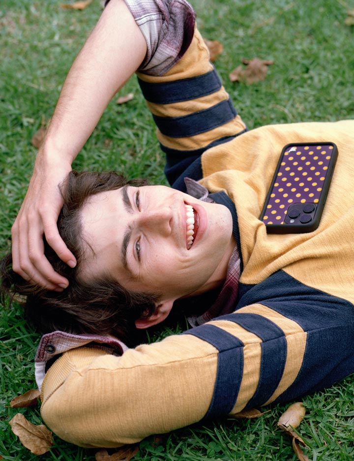 Polka Dot | Purple and Yellow iPhone Case