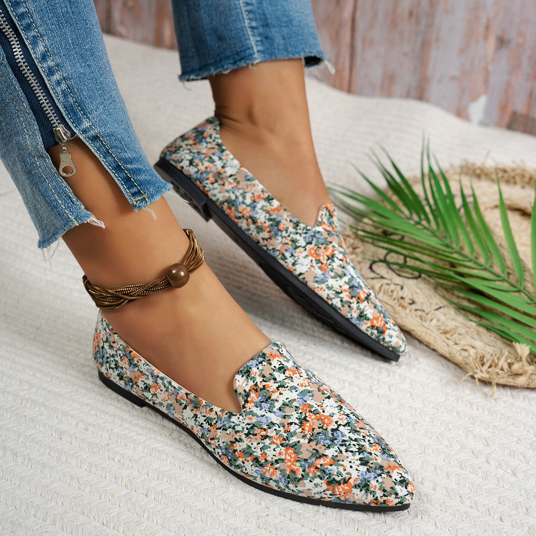 Women Pointed-Toe Thin Casual Flats Everyday Comfortable Shoes - Image 9