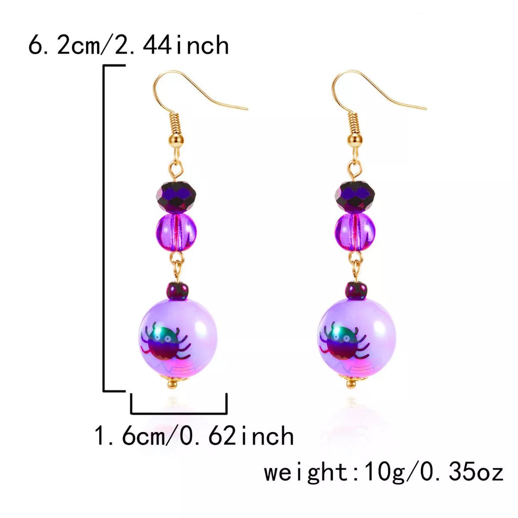 Halloween Acrylic Drop Earrings