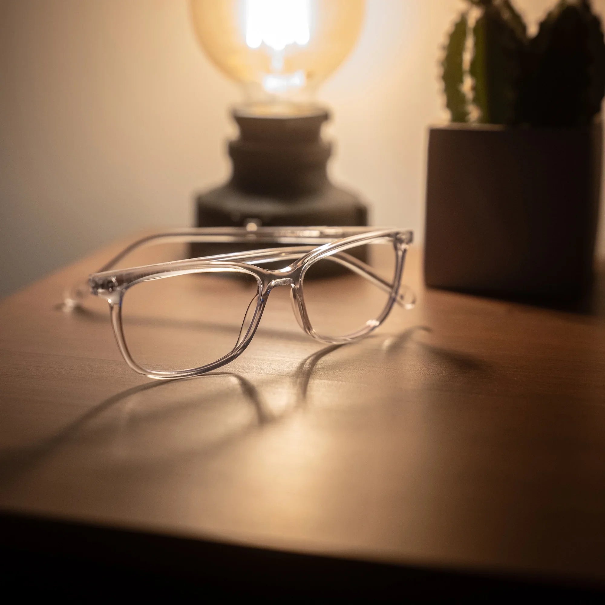 Camden Blue Light Glasses in Crystal - Screen Protection Eyewear