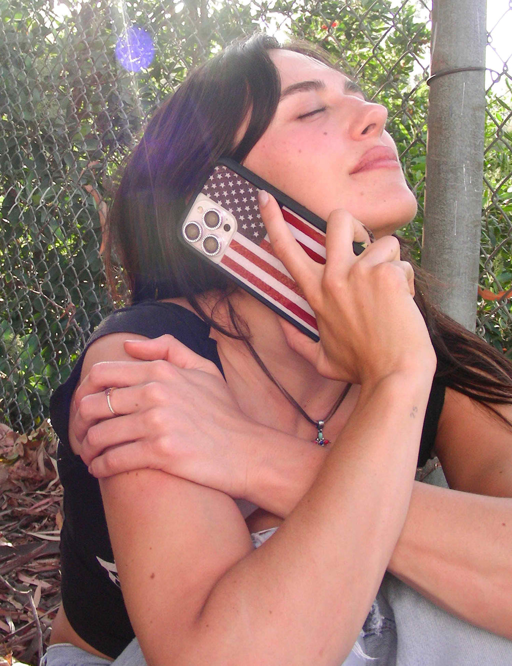American Flag iPhone Case