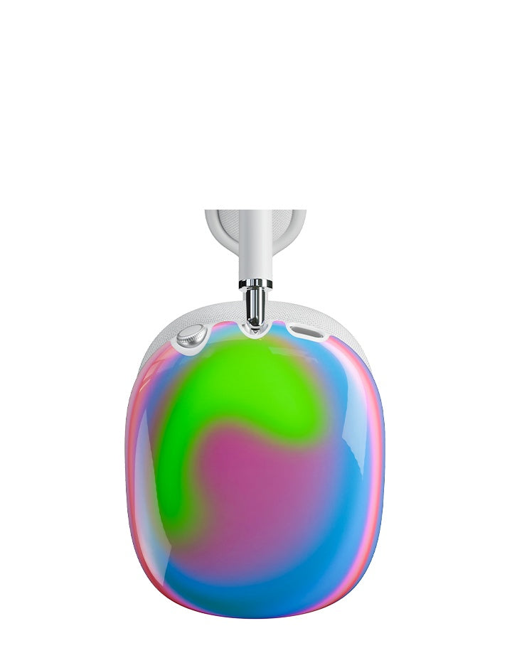 Aura AirPods Max Case Protective Cover Iridescent Swirl Design - Image 2