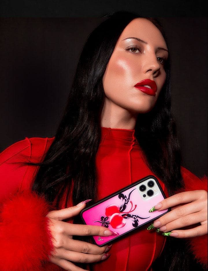 Cherry Girls R 4EVER iPhone Case with Tribal Tattoo Design - Image 8