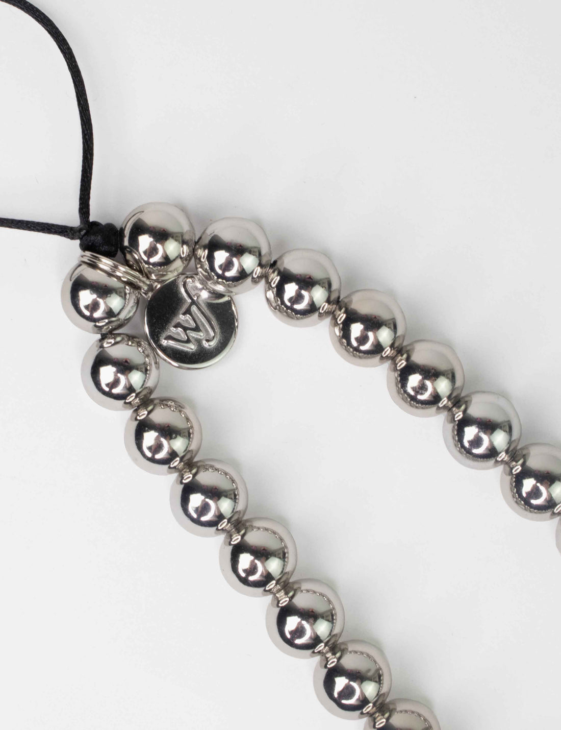 Chrome Heart Wristlet Beaded Phone Charm Strap - Image 3