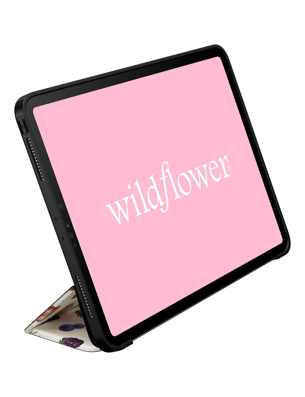 Fruit Tart iPad Pro 12.9 Inch Folio Case With Berry Print - Image 3