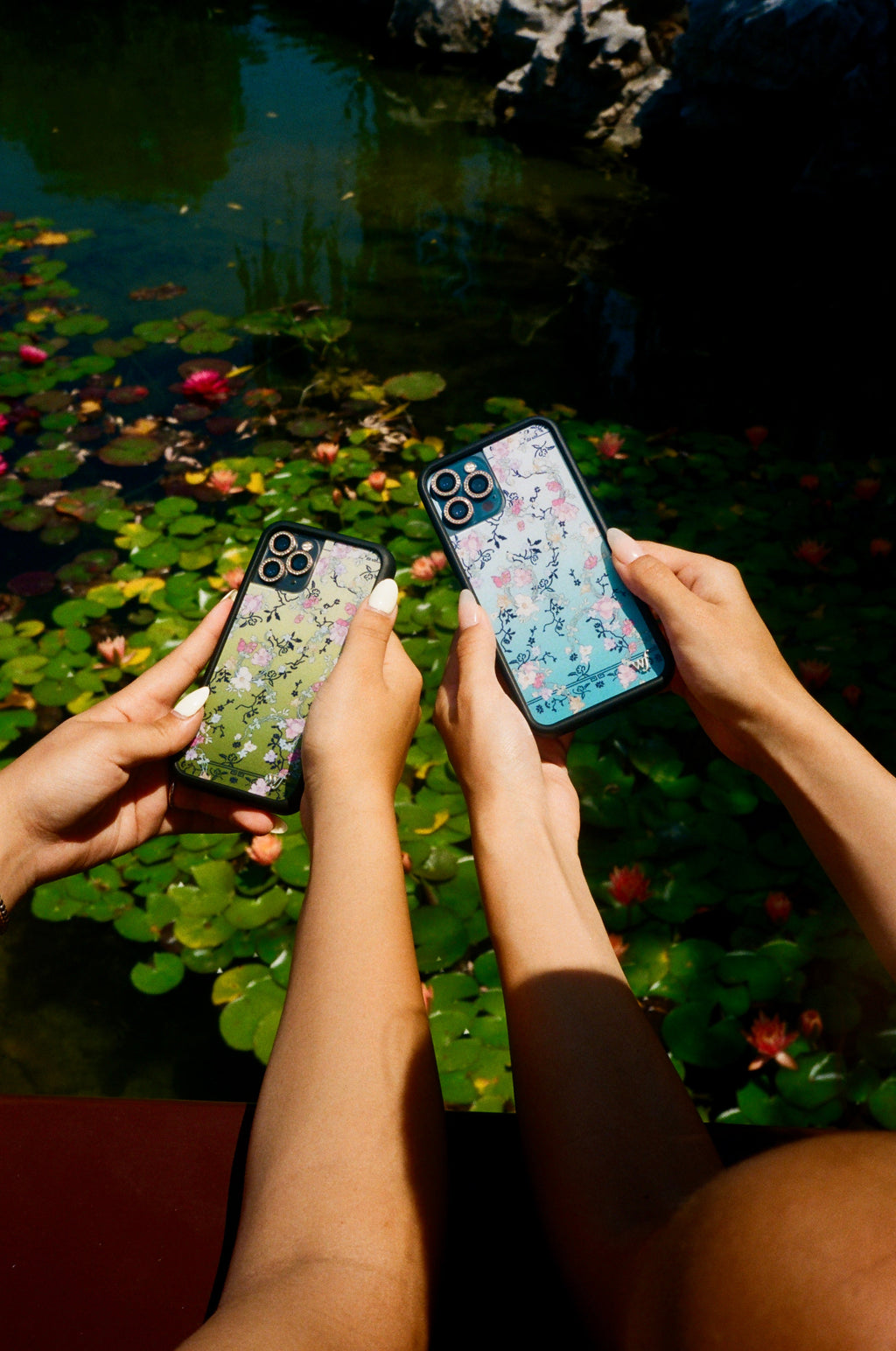 Gallery Girlie Blue iPhone Case