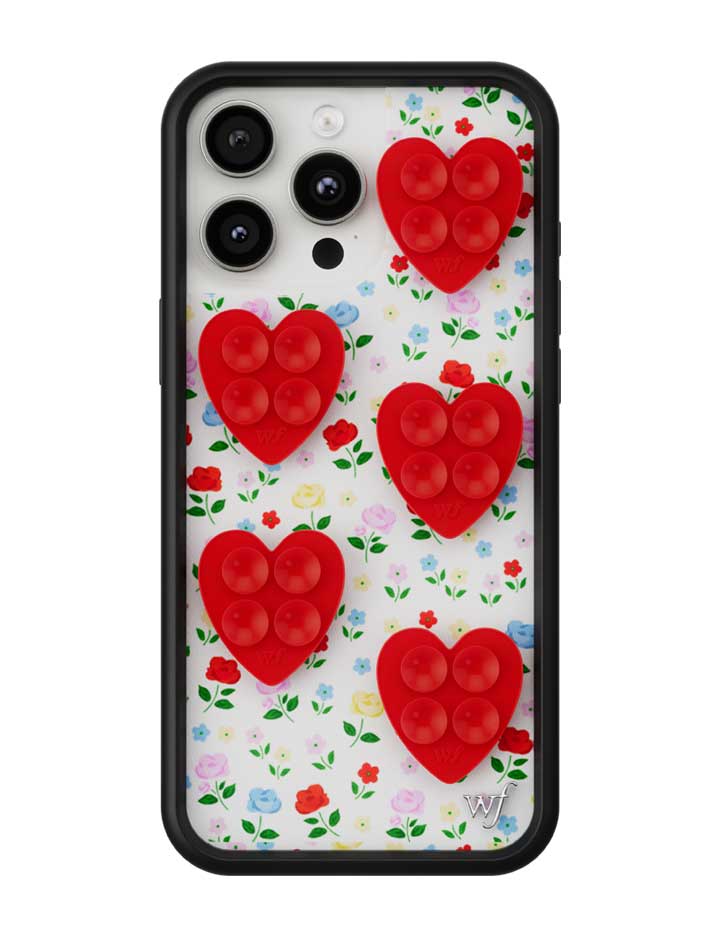 Mini Heart Stickeez Phone Suction Mounts 5 Pack in Black - Image 7