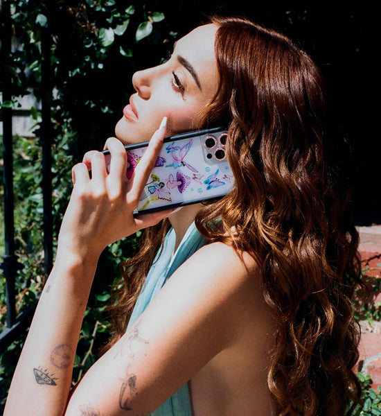 Olivia O'Brien Fairy Tale iPhone Case Pink Purple and Blue