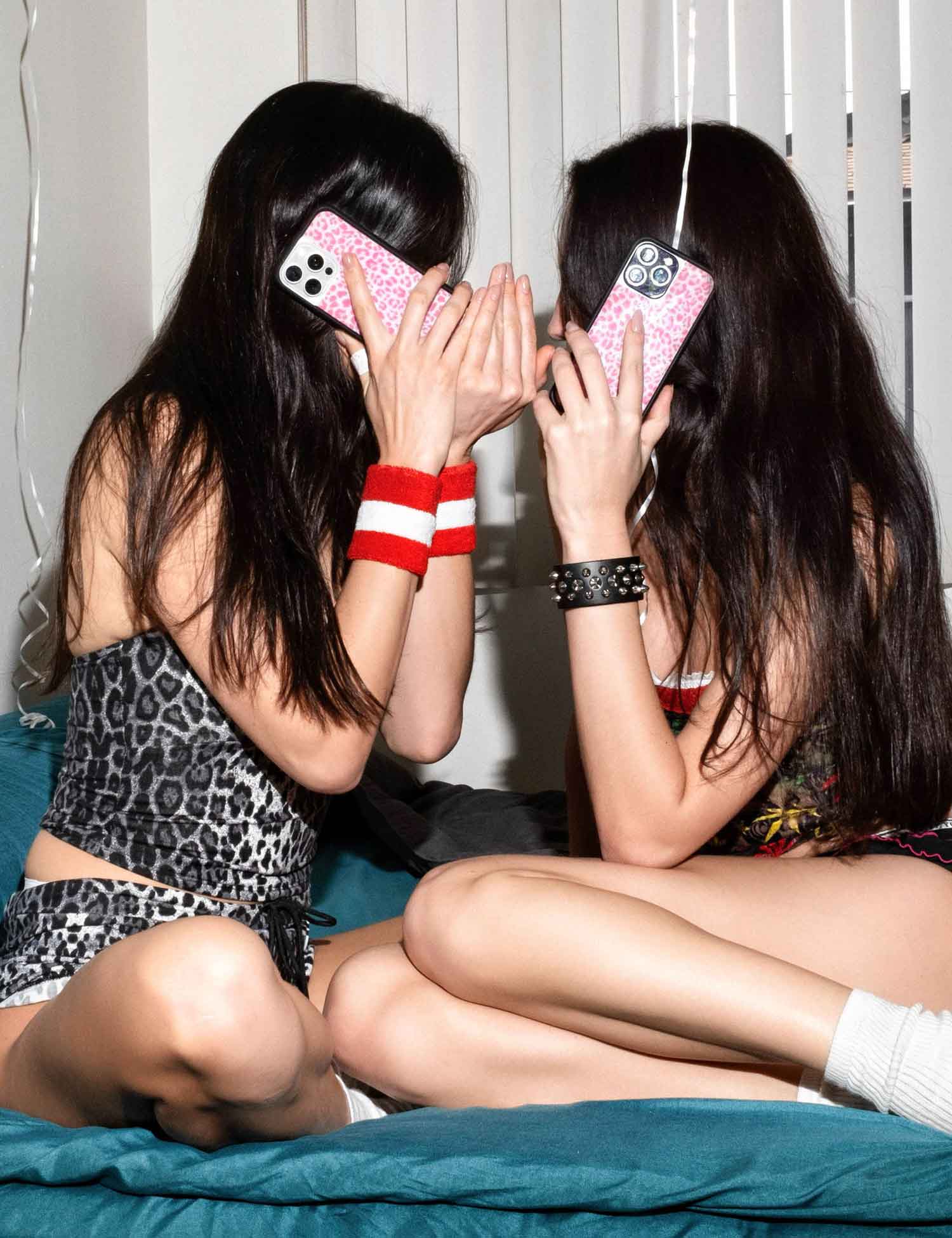 Meow Pink Y2K iPhone Case with Animal Print Design - Image 32