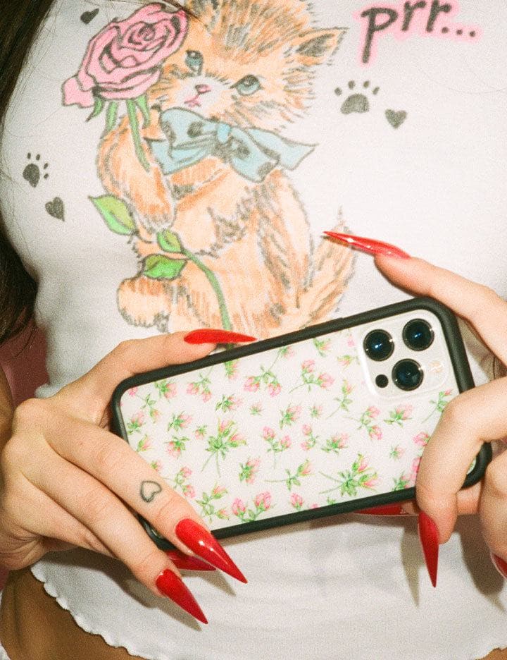 Posie Rosie Pink Rose Print iPhone Case Limited Edition - Image 33