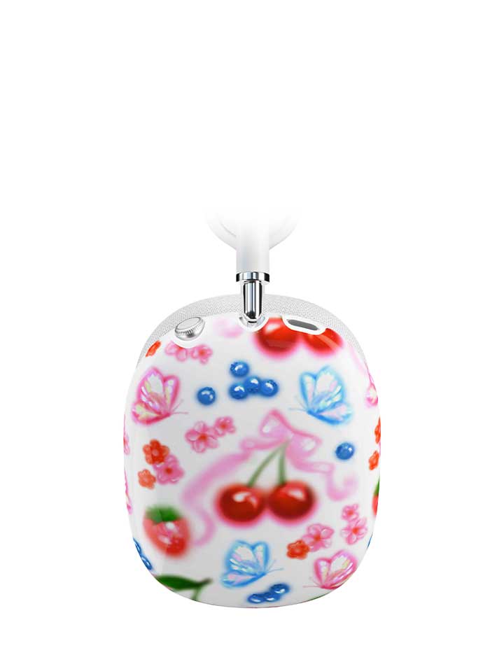 Sweet Cherries Protective Cover for Apple AirPods Max Headphones - Image 3
