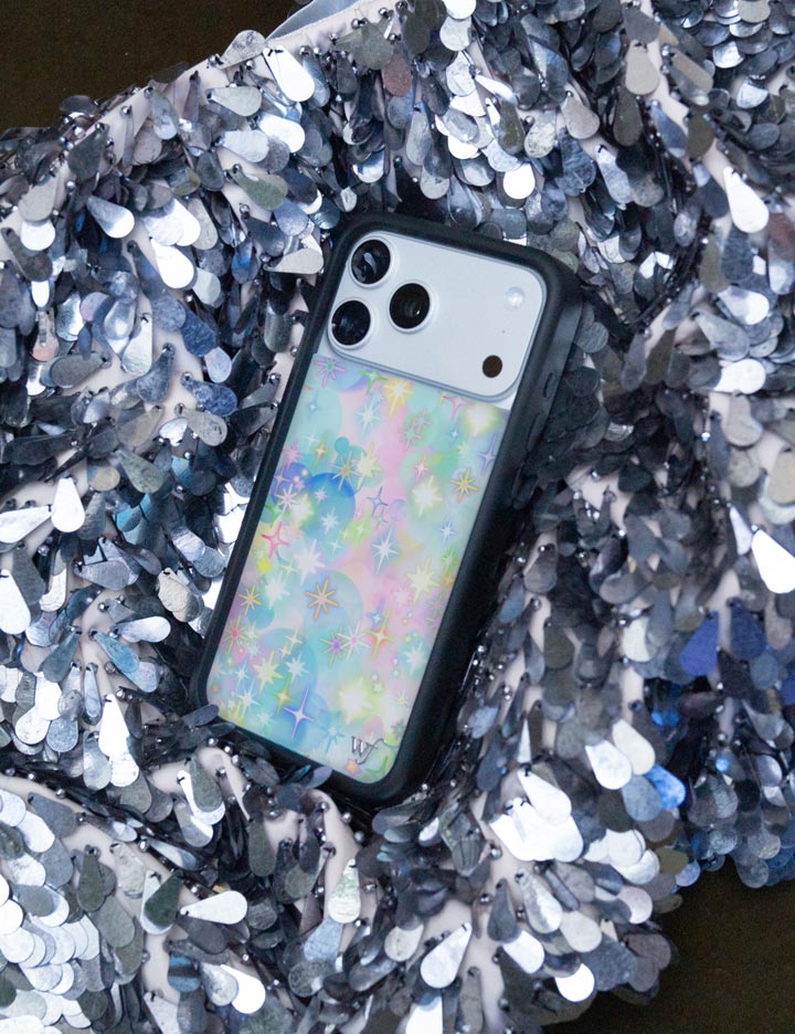 Sparkle City Pastel Star Pattern iPhone Case - Image 45