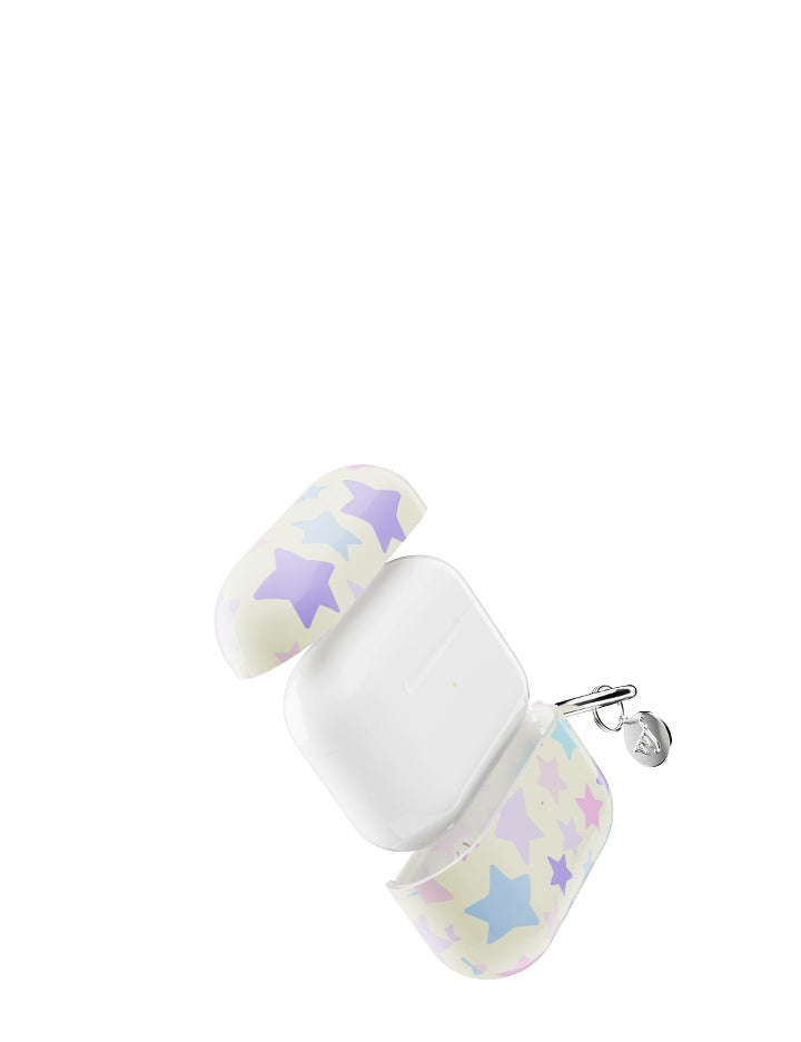 Super Sweet Stars Case for AirPods with Keychain Clip - Image 2