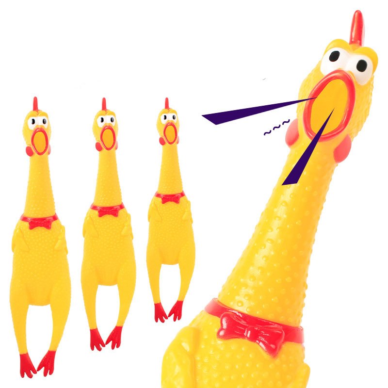 Screaming Chicken Pet Toy