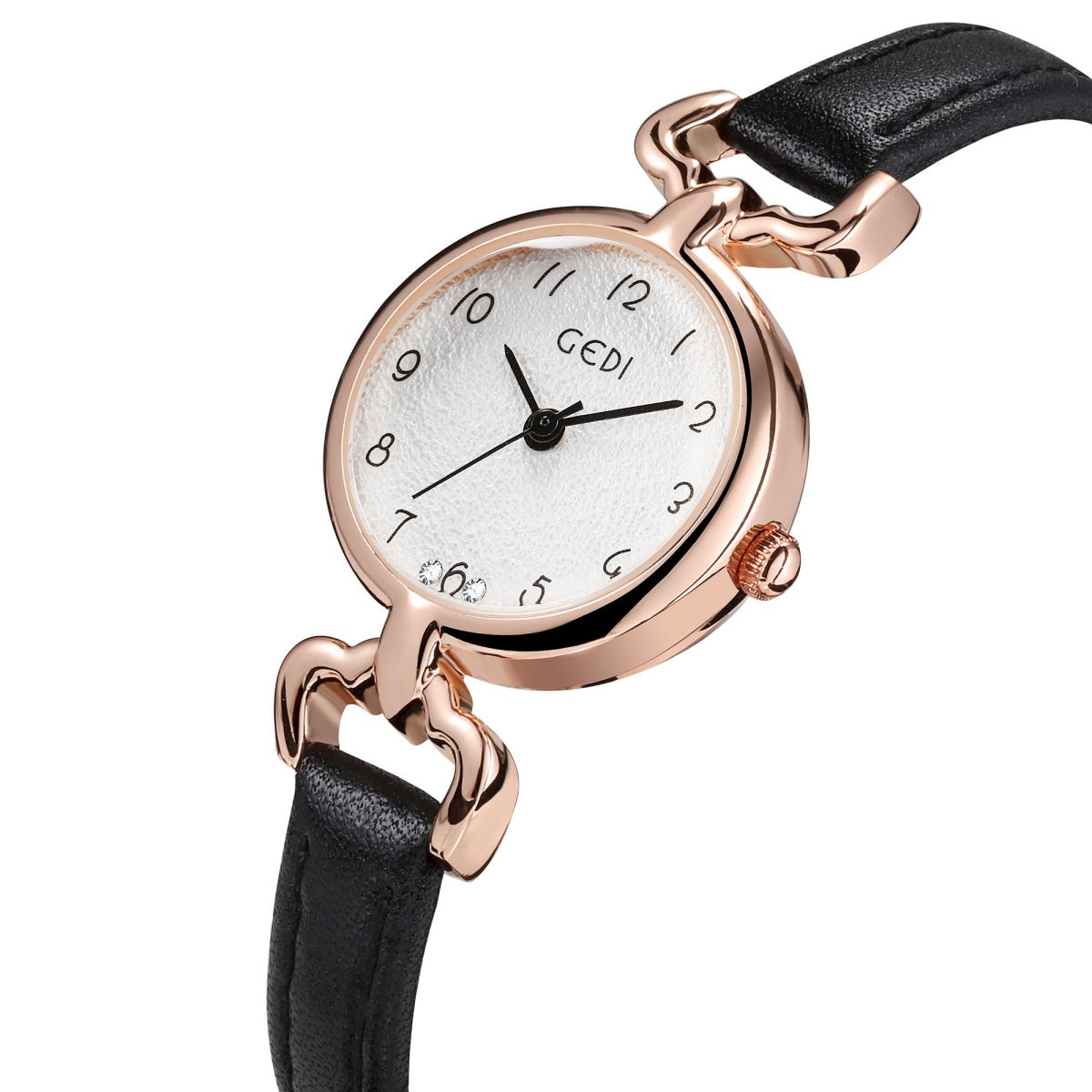 Slim Textured Petite Dial Quartz Ladies Watch