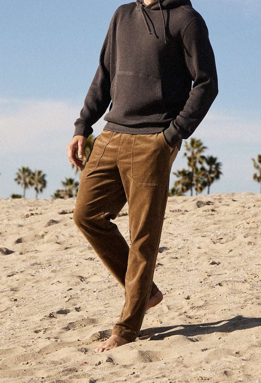 Tyler Corduroy Utility Pant - Toffee