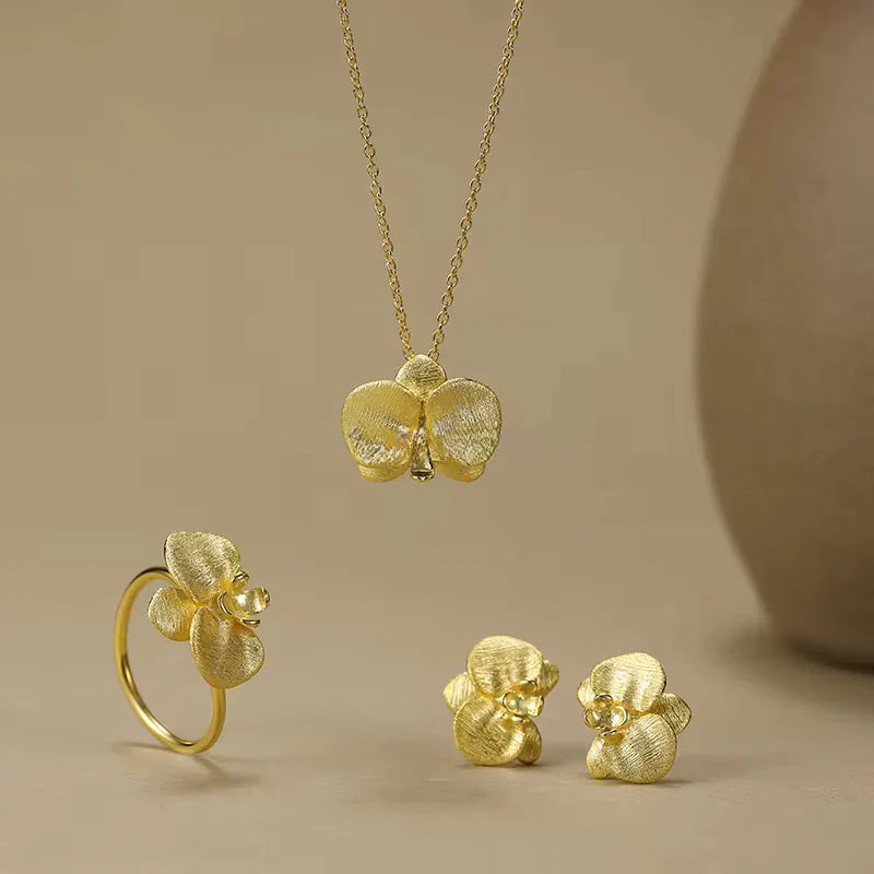 Orchid Flower Ring