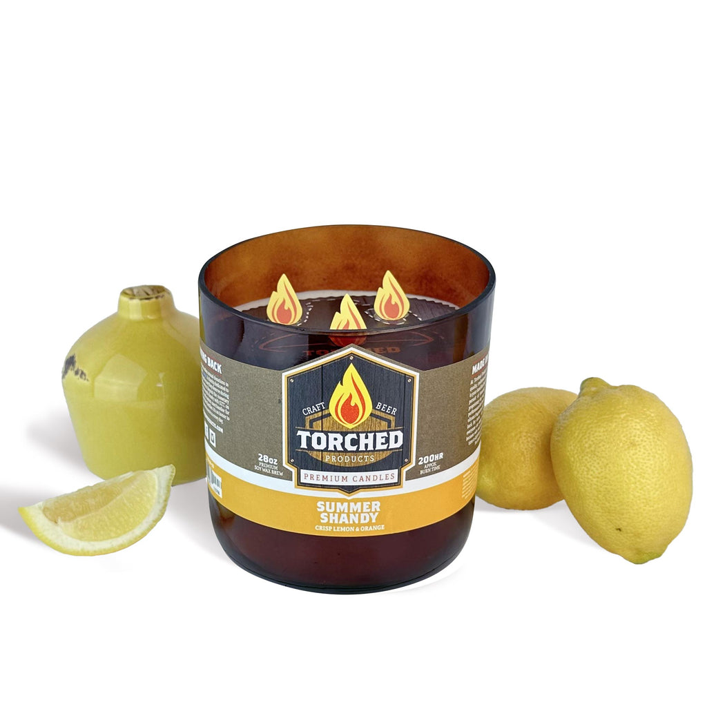 Summer Shandy Beer Candle