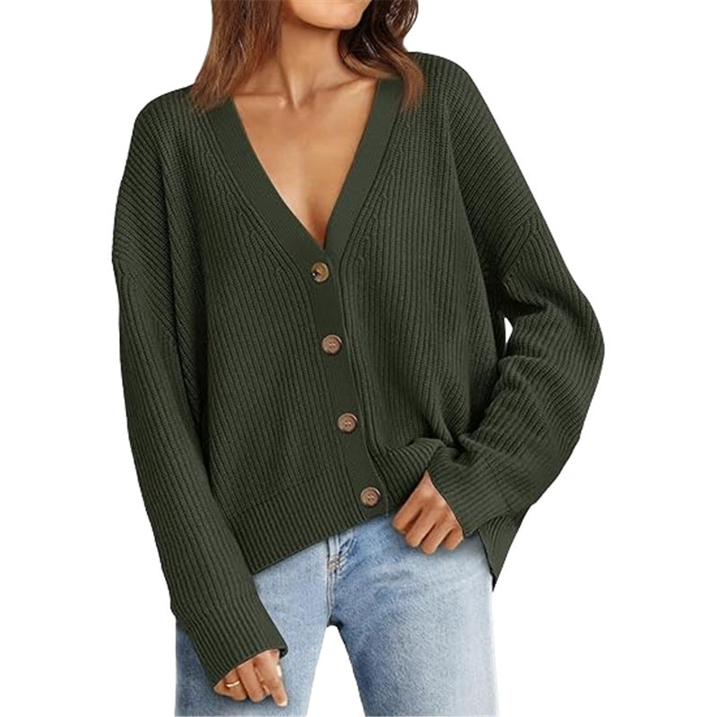 Women's Lightweight Button-Front Cardigan Sweater