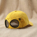 Pilot Peaked Cap with Sunglasses