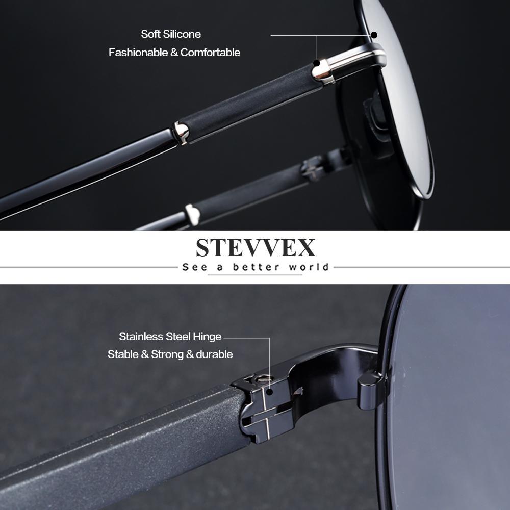 Classic Pilot Polarized Sunglasses for Men UV400 Driving Eyewear