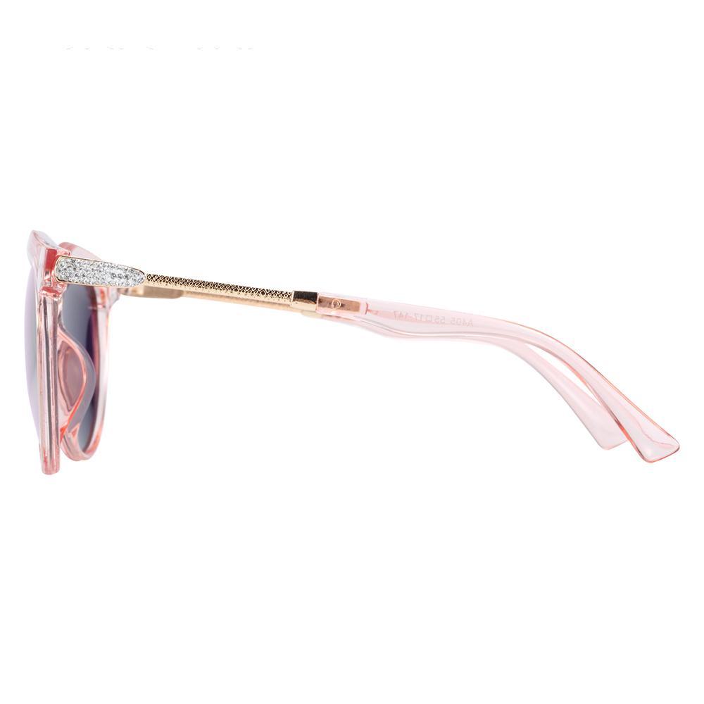Polarized Cat Eye Sunglasses for Women, Gradient Round UV Protection