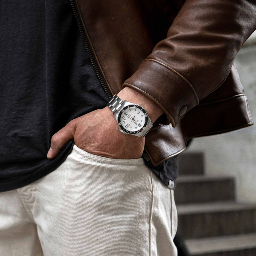 The Argo Automatic Dive Watch - Frost Silver Dial