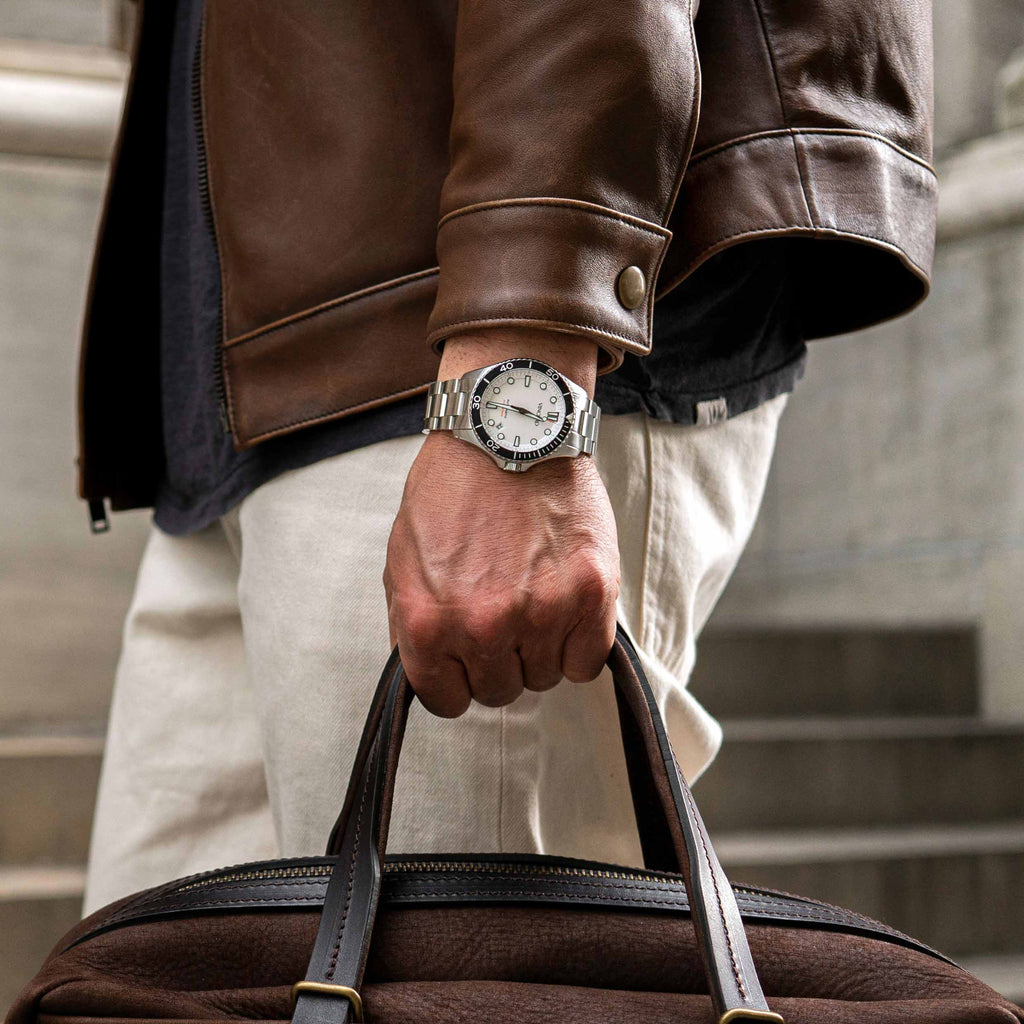 The Argo Automatic Dive Watch - Frost Silver Dial
