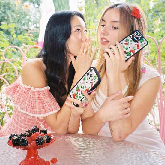 Bugs n' Berries iPhone Case with Strawberry and Cherry Print - Image 25