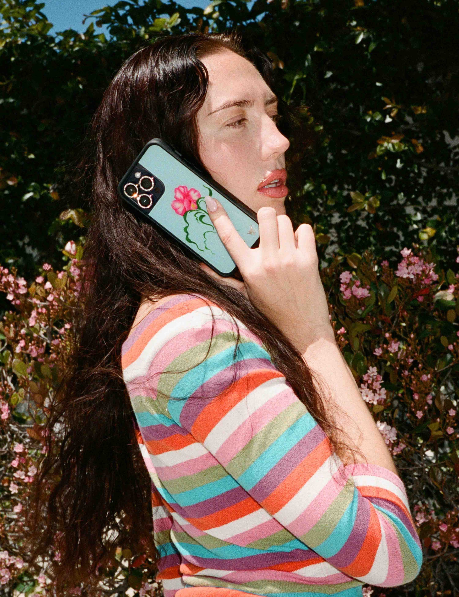 Dancing Flower iPhone Case with Sunset Petal Design - Image 27