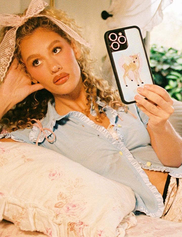 Fawn Angel iPhone Case in Baby Blue and Pink Limited Edition - Image 9