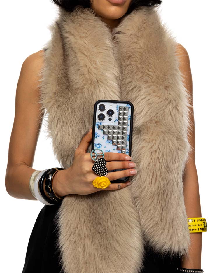 Forget Me Not Floral Stud iPhone Case