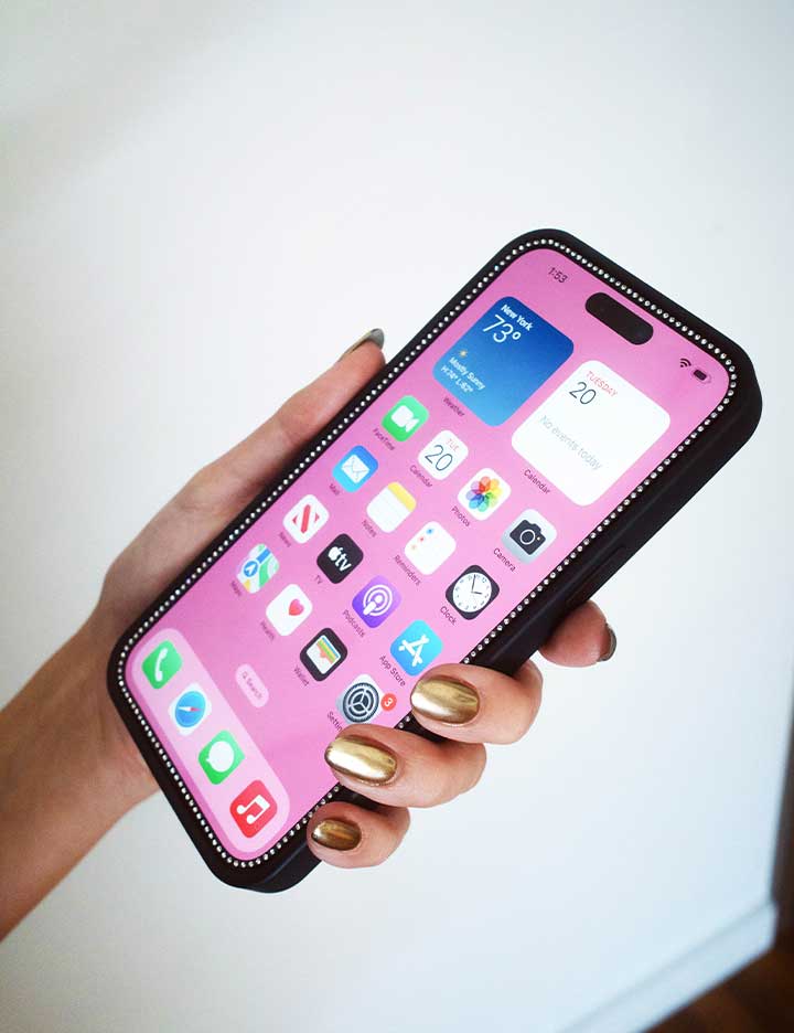 Mini Bling Tempered Glass Screen Protector for iPhone - Image 5