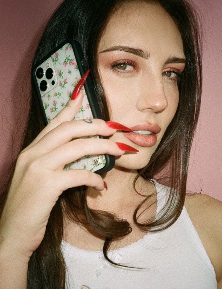 Posie Rosie Pink Rose Print iPhone Case Limited Edition - Image 34