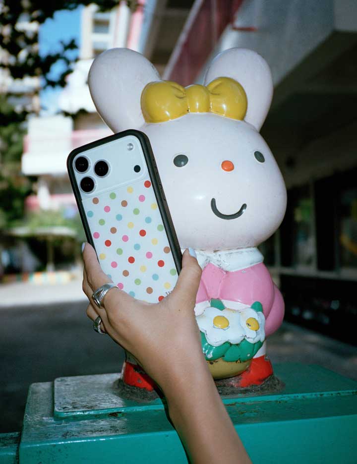 Confetti Polka Dots iPhone Case
