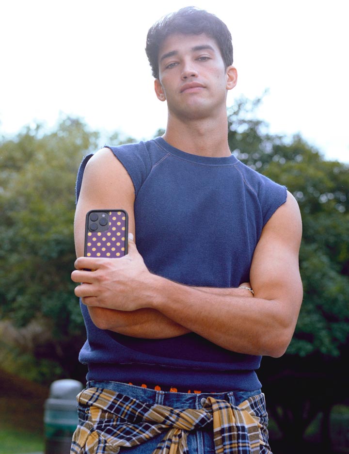 Polka Dot | Purple and Yellow iPhone Case