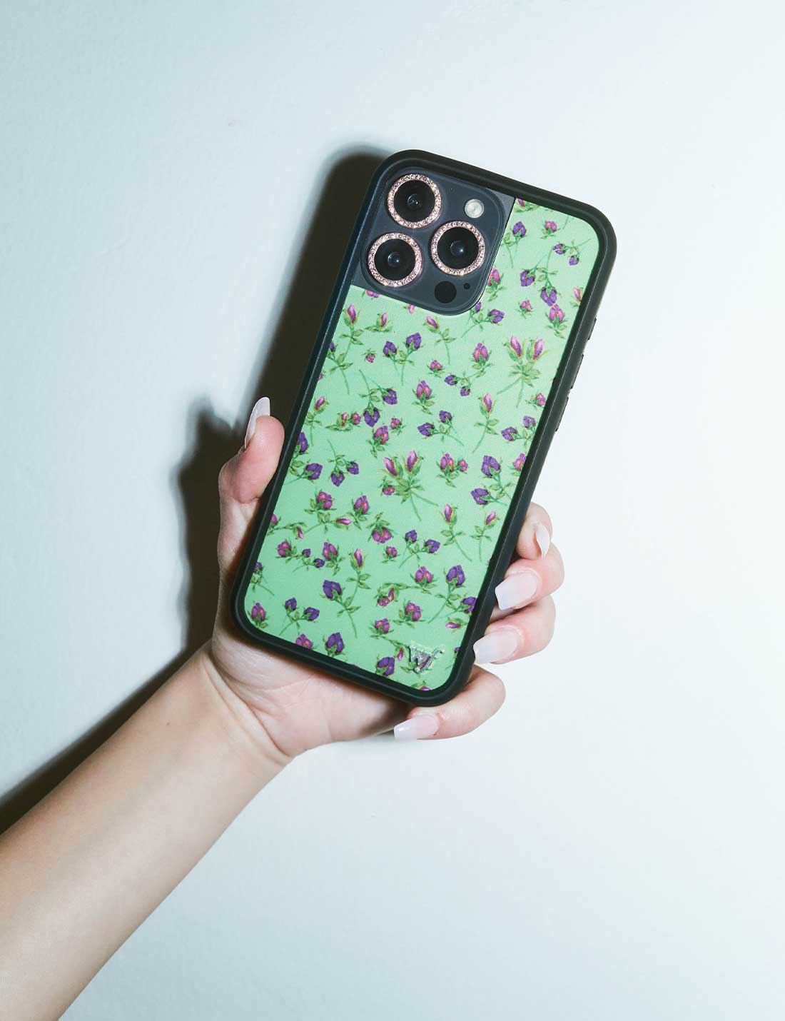 Posie Rosie Purple Floral iPhone Case with Protective Bumper - Image 34