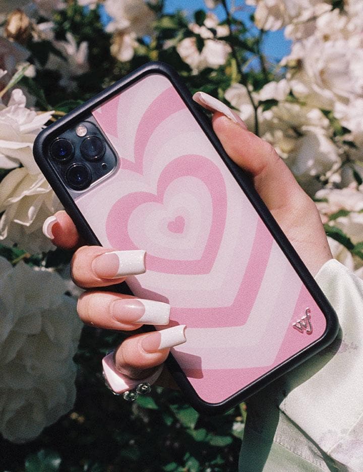 Latte Love Rose Heart iPhone Case for All-Around Protection