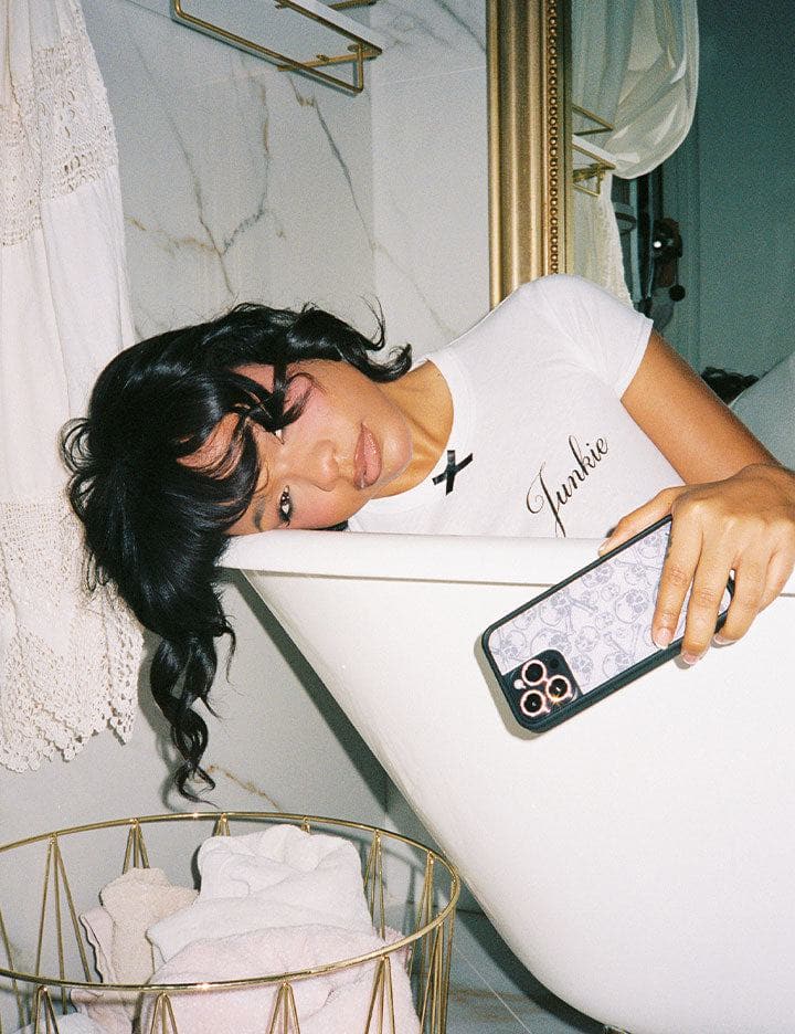 Skull Girl iPhone Case