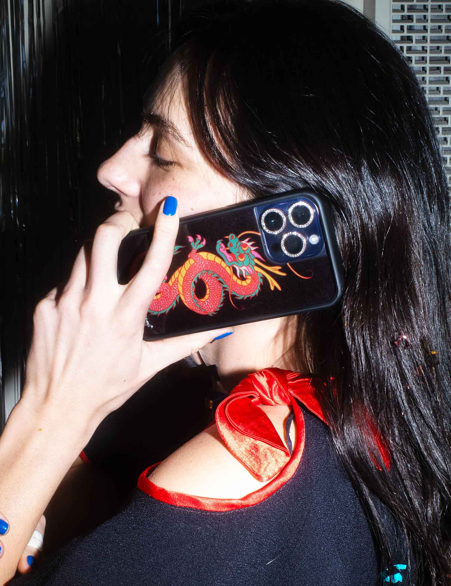 Year of the Dragon iPhone Case in Black Protective Design