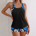 Women's Loose Halter Two-Piece Floral Swimsuit Set - Image 3