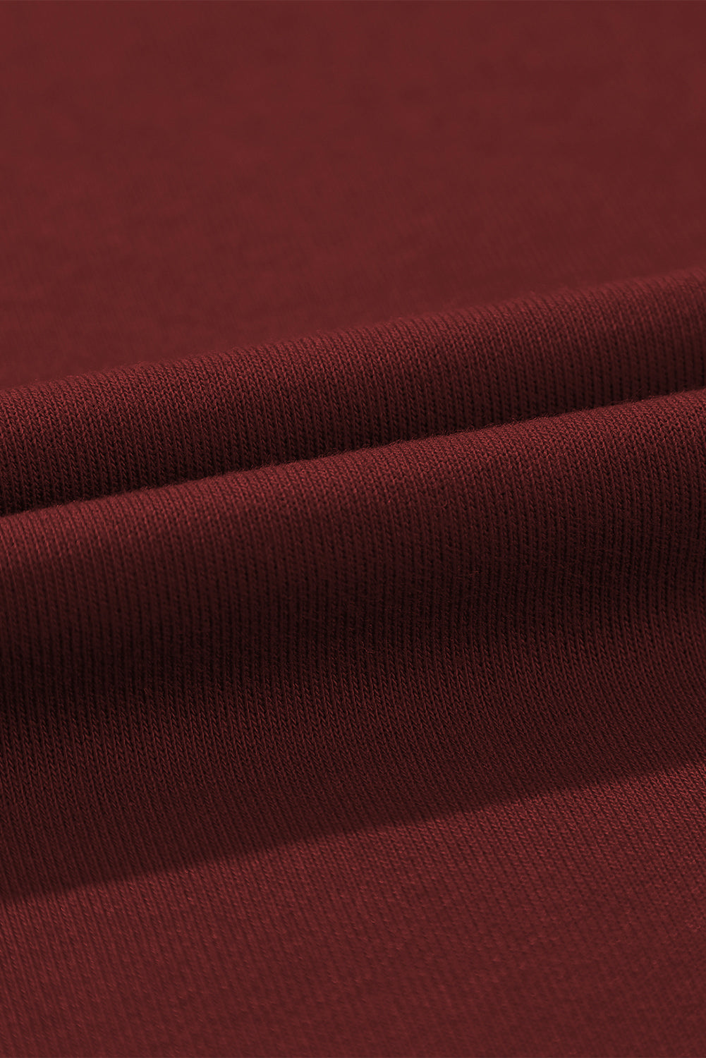 Solid Tied High-Waist Pleated Sweatpants