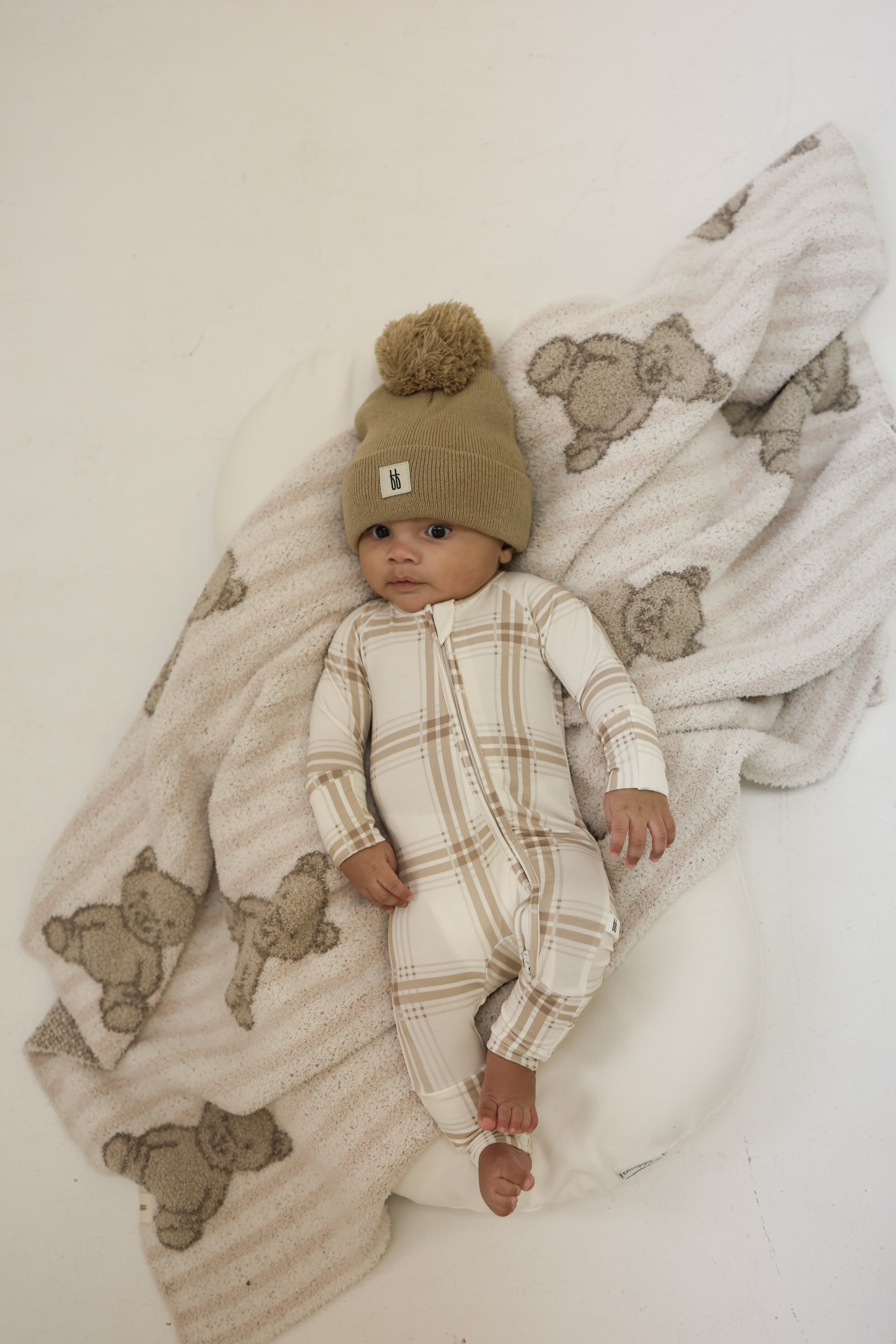 Bamboo Zip Pajamas | Ellis Plaid