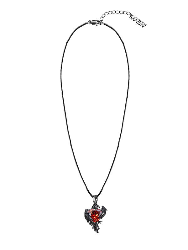 Thorn Series Sweet-Cool Dark Raven Necklace