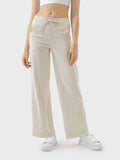 Women's Drawstring Active Pants with Pockets in Blue - Image 4