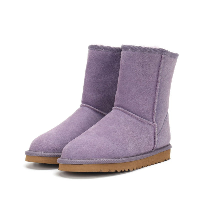Women's Cozy Classic Warm Suede-Style Winter Snow Boots - Image 9