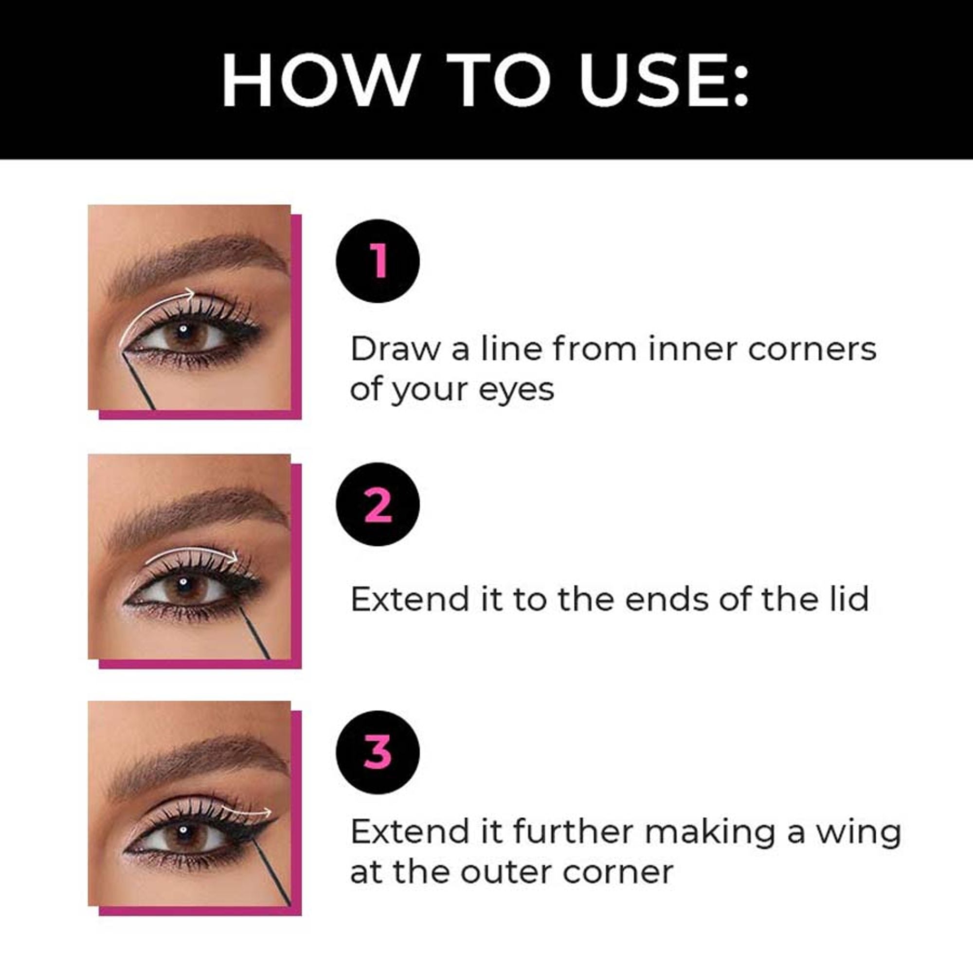 24Hr Stay Gel Kajal & Cake Eyeliner - Waterproof Smudge-Proof Black