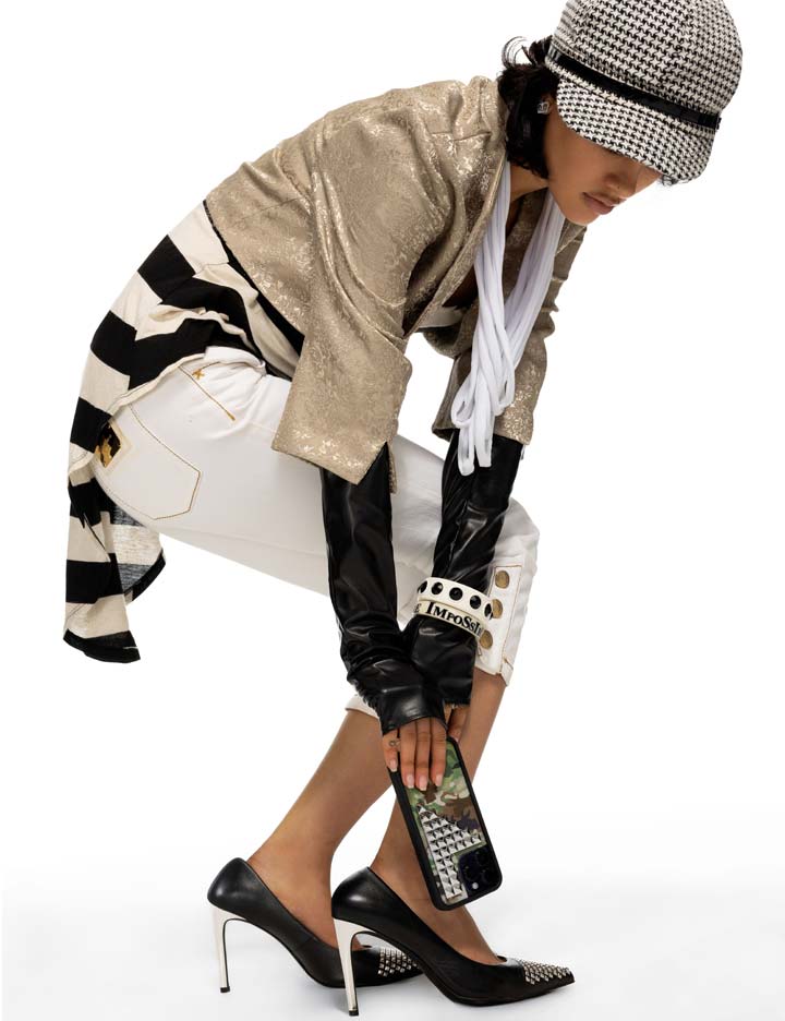 Cat Camo Stud iPhone Case